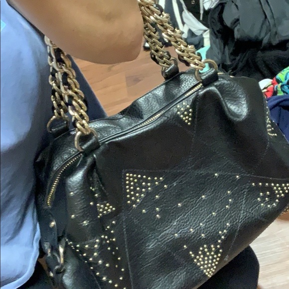 Gold Studded Chain Bag - Picture 2 of 11